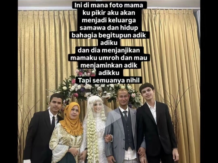 Bahar Bin Smith Helwa Bachmid Usai Akad Nikah (Instagram)