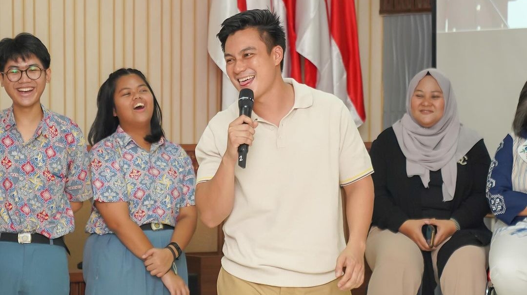 Peduli dengan Korban Bullying, Baim Wong cs Sosialiasi ke SMA 70 Jakarta