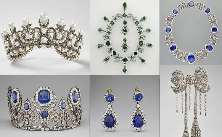 Beberapa Berlian Yang Dicuri Dari Museum Louvre Prancis (Instagram)