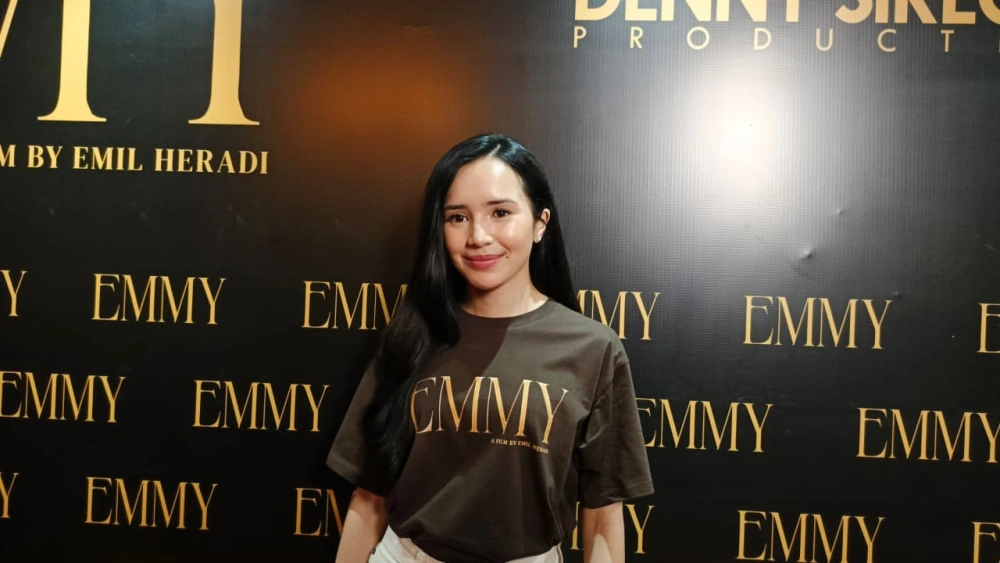 Beby Tsabina cerita tantangan bermain film Emmy. [Indopop/Raka]
