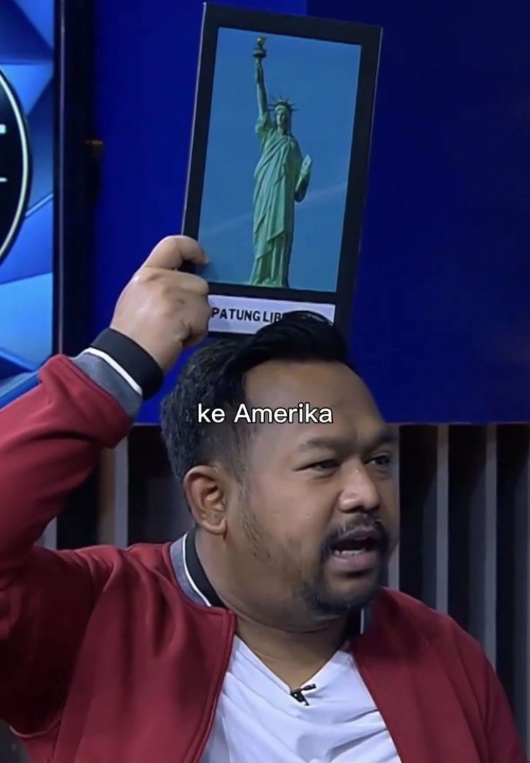 Bedu Saat Bermain Kuis Di Salah Satu Stasiun Tv [Instagram]