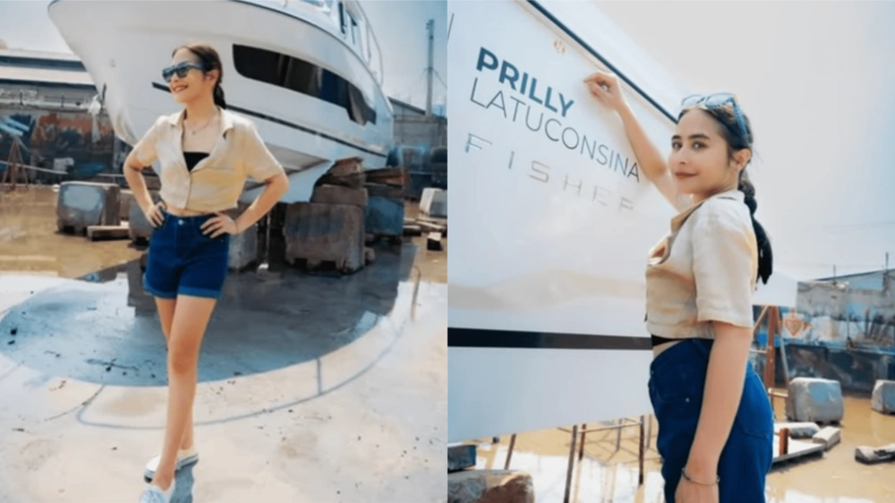 Beli Kapal 2 5 Miliar Buat Kado Diri Sendiri Prilly Latuconsina Kini Jadi Bos Yacht [Sumber: Youtube]