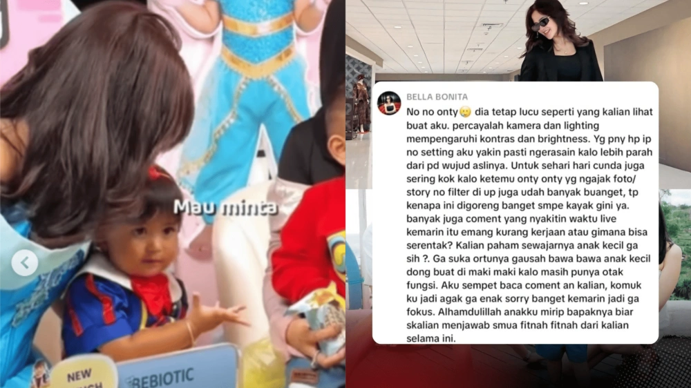 Bella Bonita Sakit Hati Baca Komentar Pedas Soal Wajah Anak [Instagram]