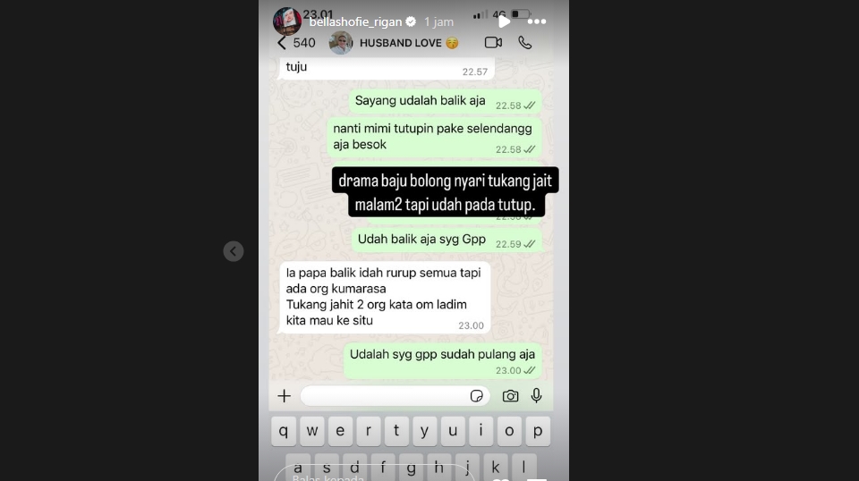 (Instagram/@bellashofie_rigan)