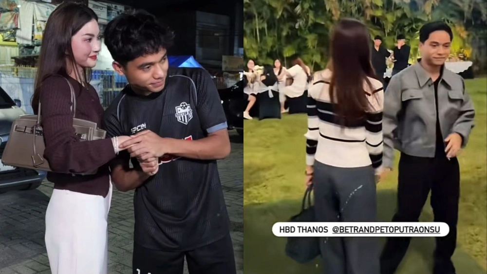 Sikap canggung Betrand ke Sarwendah jadi sorotan netizen. [Instagram]