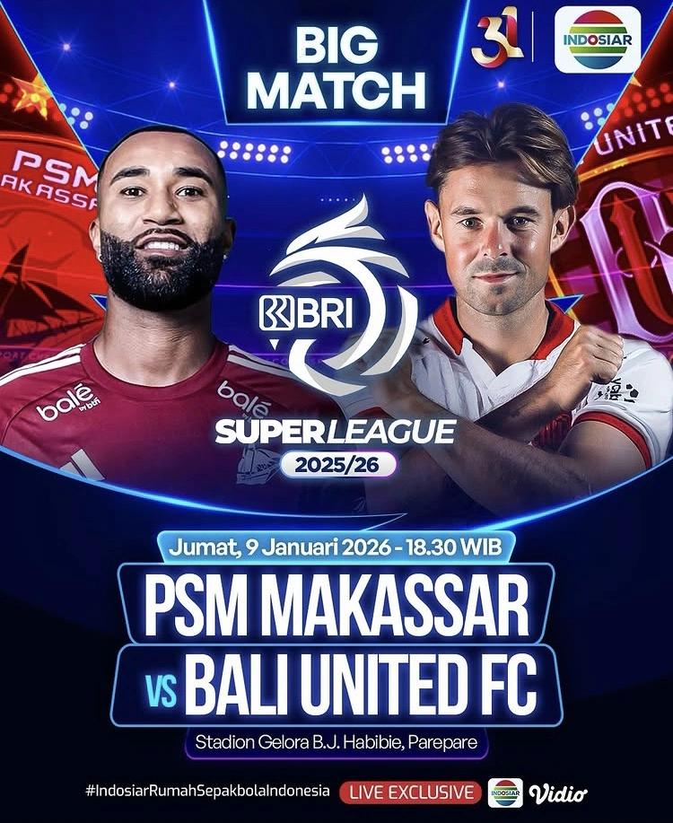 Bri Super League 2026 Indosiar [Instagram]
