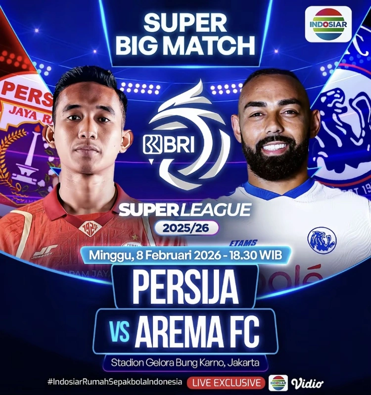 Bri Super League Indosiar Arema Vs Persija [Tiktok]