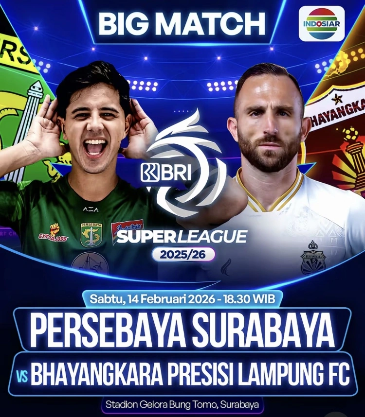 Bri Super League Indosiar Persebaya Vs Presisi Lampung [Tiktok]