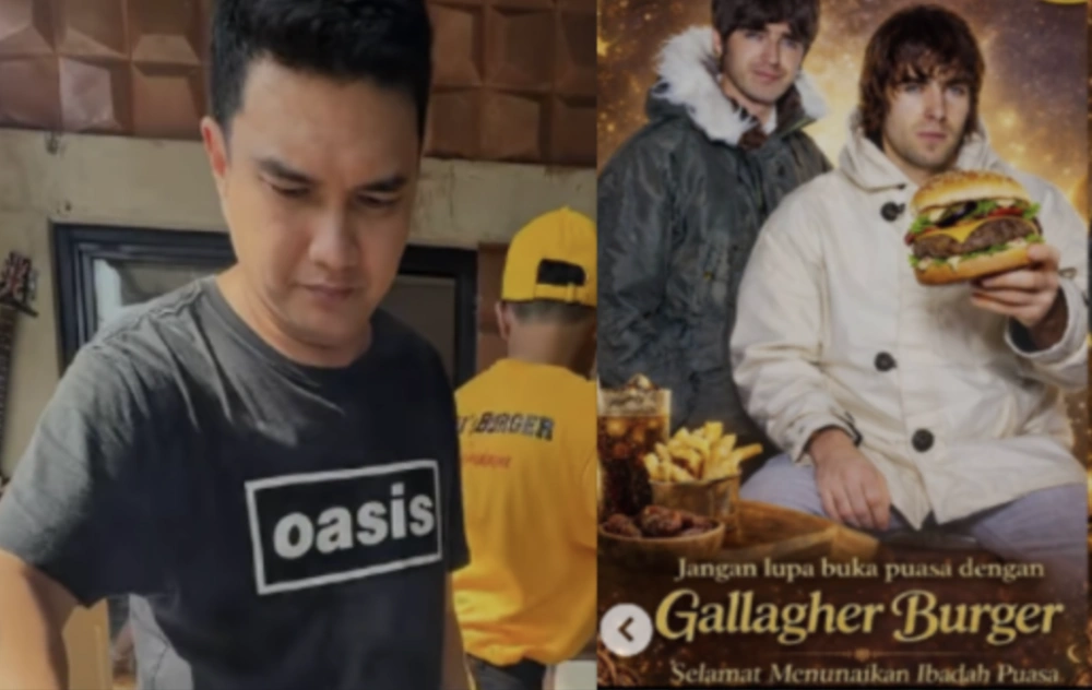Burger Aldi Taher Dan Promosinya Yang Menampilkan Liam Dan Noel Gallagher 1