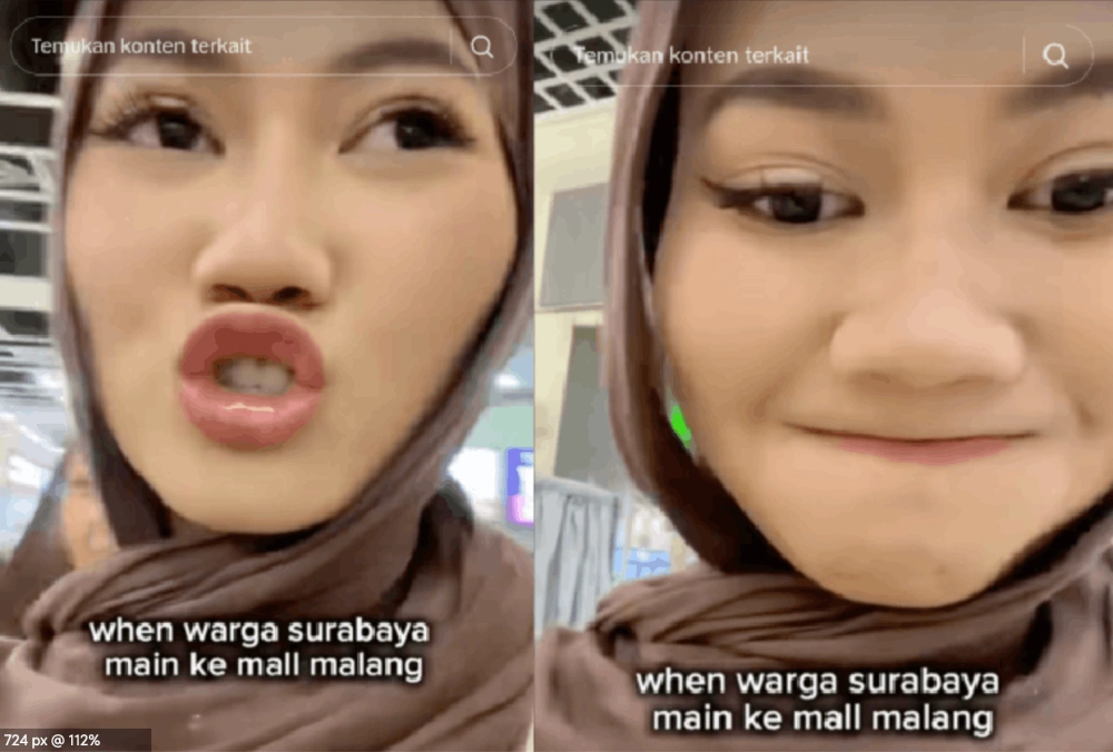 Caeinmotion menghina Matos sebagai mall terkecil di dunia dan menyebut Malang sebagai desa. [TIkTok]