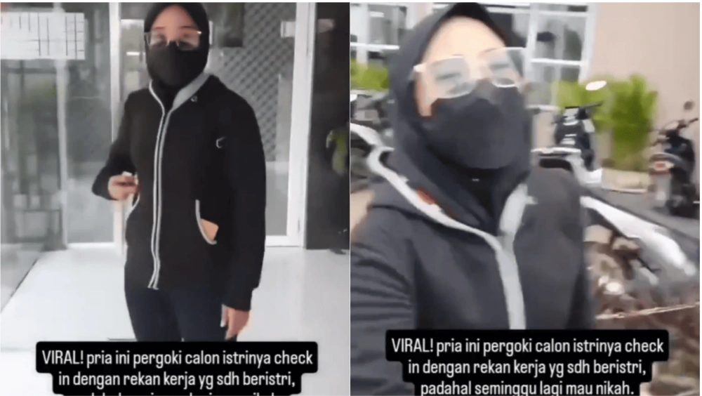 Calon Istri Dipergoki Check In Hotel Dengan Pria Beristri [Sumber: X]