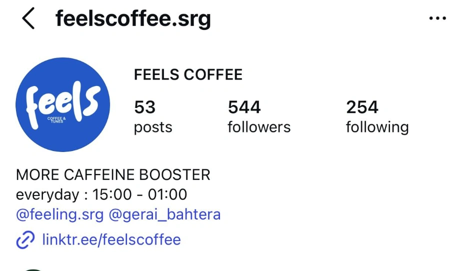 Campaign feels coffee dinilai rendahkan wanita. [Instagram/Feels Coffee]