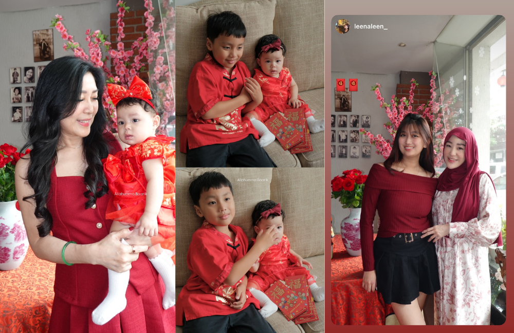 Larissa Chou Rayakan Imlek Bareng Keluarga Meski Beda Agama