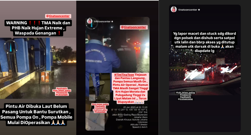 Tina Toon Turun Tangan Tangani Banjir, Kerahkan Semua Tim