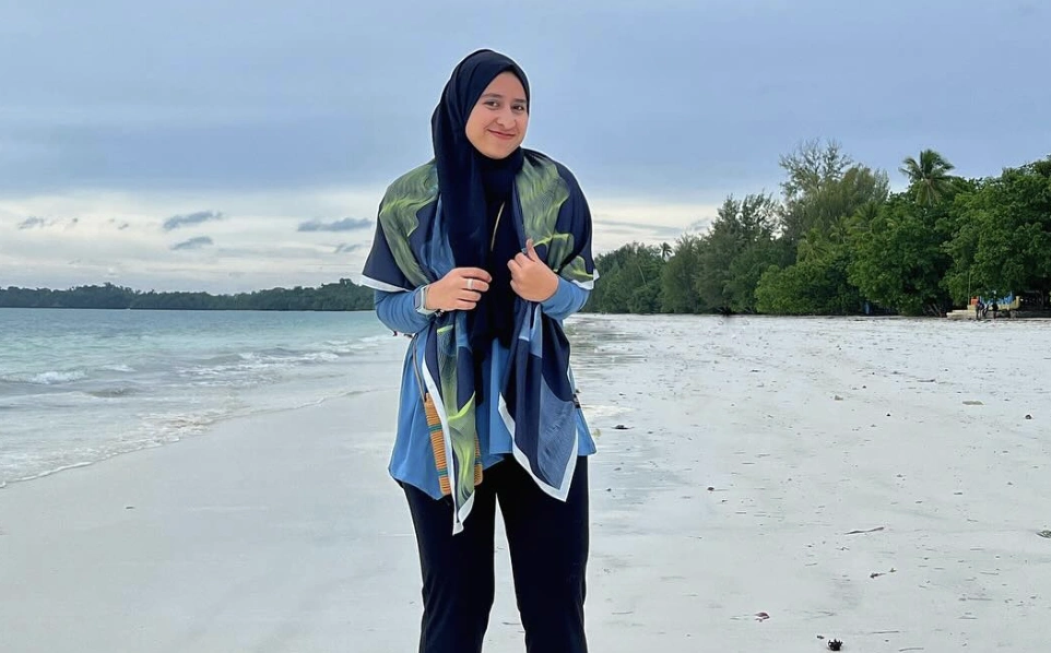 Capt Tania Karima Sofyan, pilot yang berhasil mendarat darurat di Nabire. [Instagram]