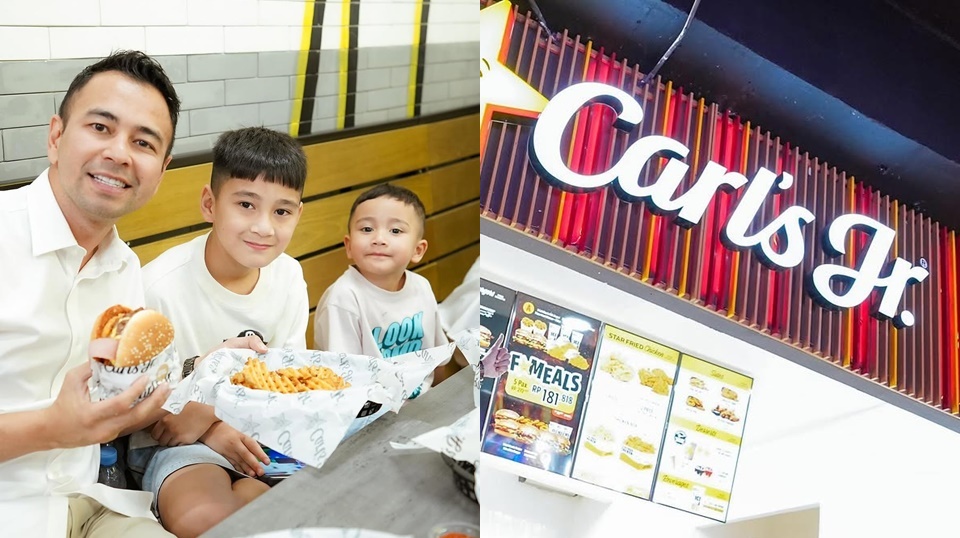 Carl's Jr. Jadi Tempat Raffi Ahmad Quality Time Bareng Rafathar dan Rayyanza