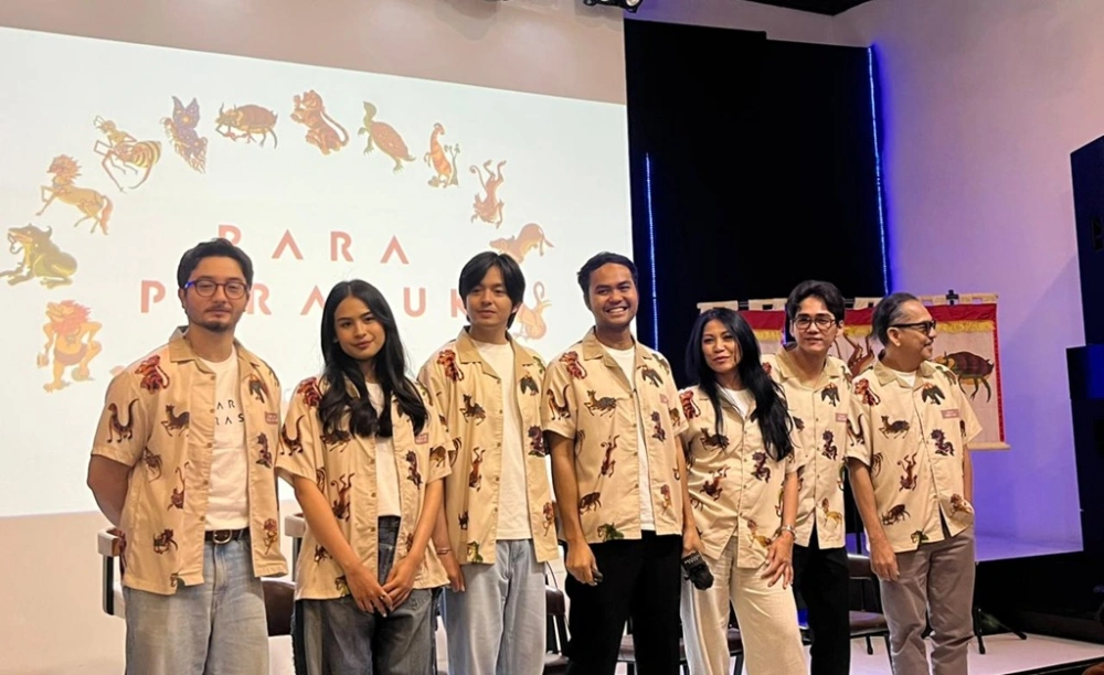 Para pemain film Para Perasuk. [Indopop/Raka]