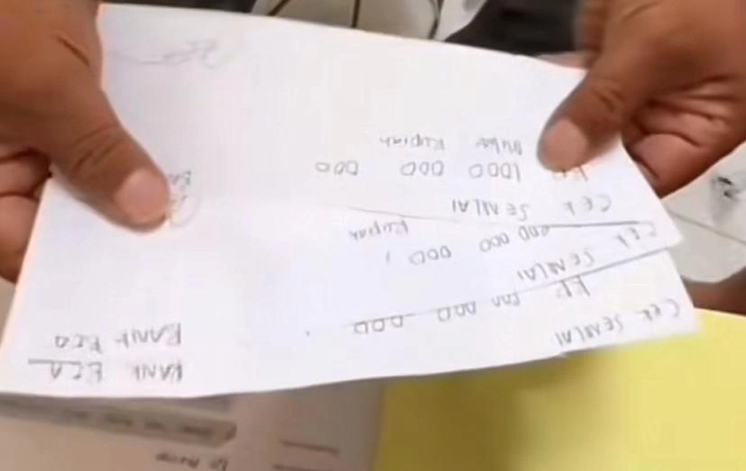 Cek Palsu Dari Seorang Wanita Yang Viral