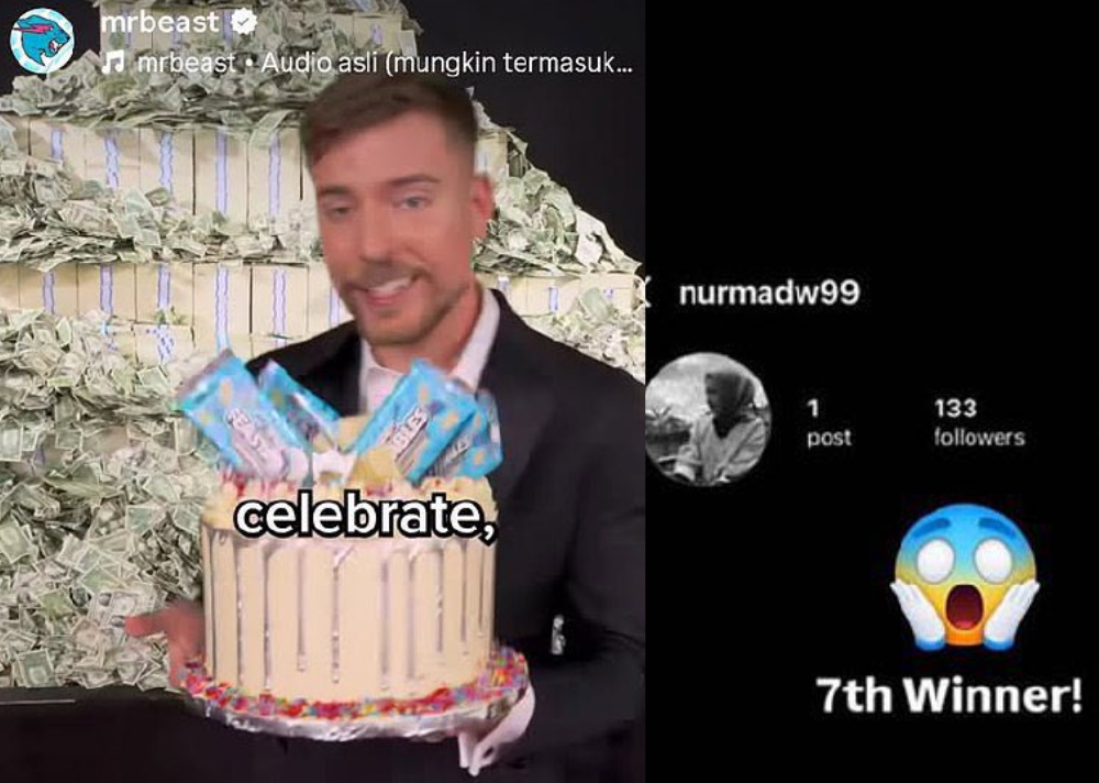 Gokil! Cewek Indonesia Menang Giveaway Mr Beast Rp815 Juta Eh Akun Medsosnya Hilang
