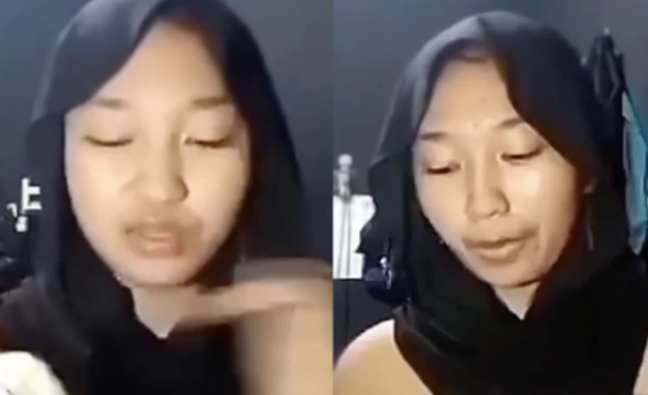 Cewek Ludahi Al Quran Tanpa Baju. [TikTok]