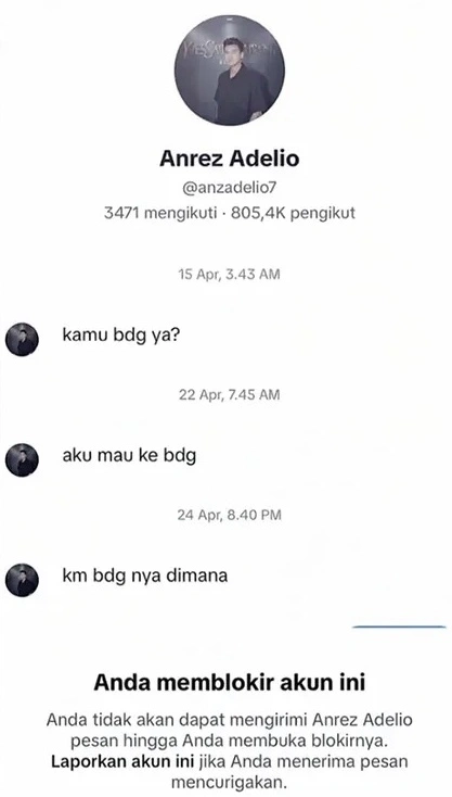 Chat Anrez Pada Cewek Lain [Instagram]