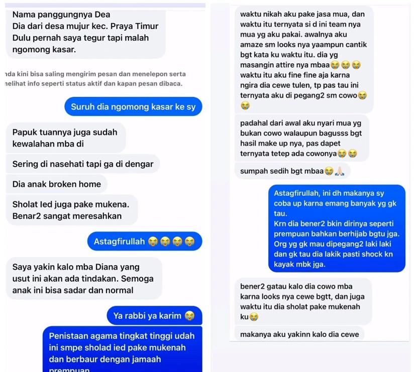 Chat Korban Dea Sister Hong Lombok Instagramm