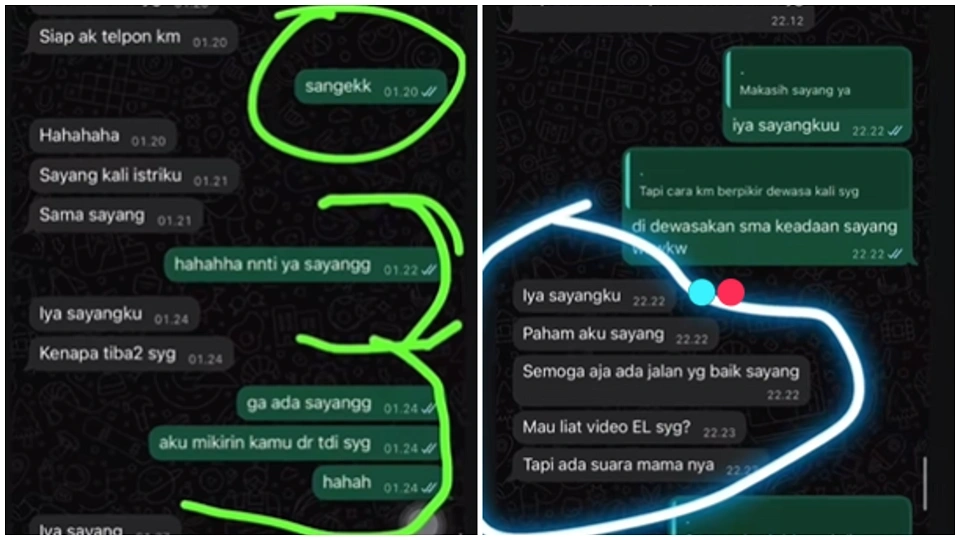 Chat Mesra Sarah Dan Ronny Tiktok