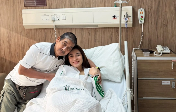 Chelsea Olivia Didampingi Sang Ayah [Sumber: Instagram]