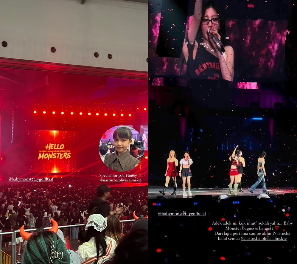 Chelsea Olivia dan Sang Putri Nonton Konser BABYMONSTER di Jakarta [Instagram]