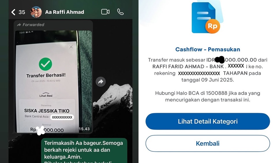 Chika Jessica Ditranfer Raffi Ahmad Untuk Biaya Pengobatan Sang Ibu [Instagram]