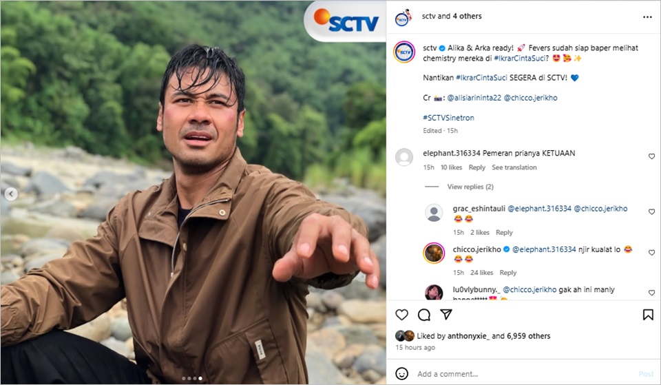 Reaksi Chicco Jerikho Dibilang Ketuaan Buat Main Sinetron