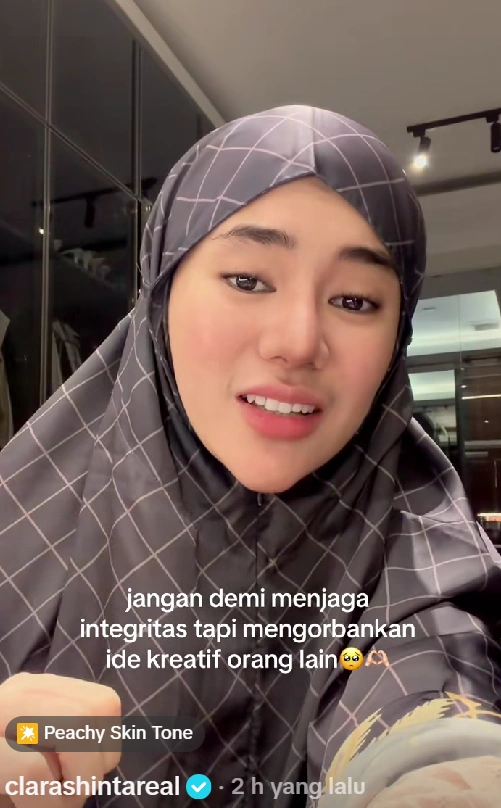 Clara Shinta Beri Sindiran Untuk Tasya Farasya [sumber: Tiktok Clarashintareal]