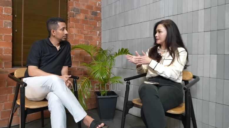 Cuplikan Maia Estianty Bersama Habib Jafar Di Kanal Maia Aleldul Tv [Sumber: Youtube]