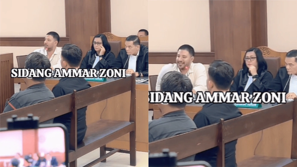 Cuplikan Sidang Ammar Zoni [Sumber: Tiktok/@zayn_farhan8]