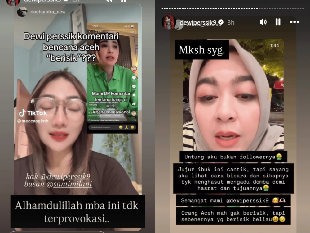 Cuplikan Story Instagram Dewi Perssik [Sumber: Instagram]