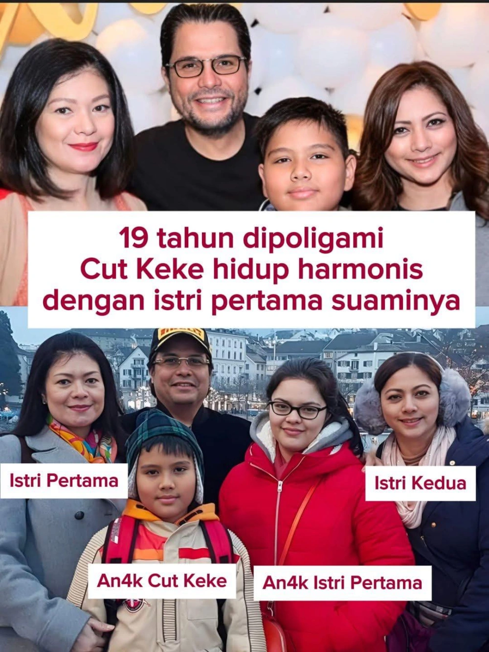 Cut Keke Malik Bawazier Dan Zahra Christine [Instagram]