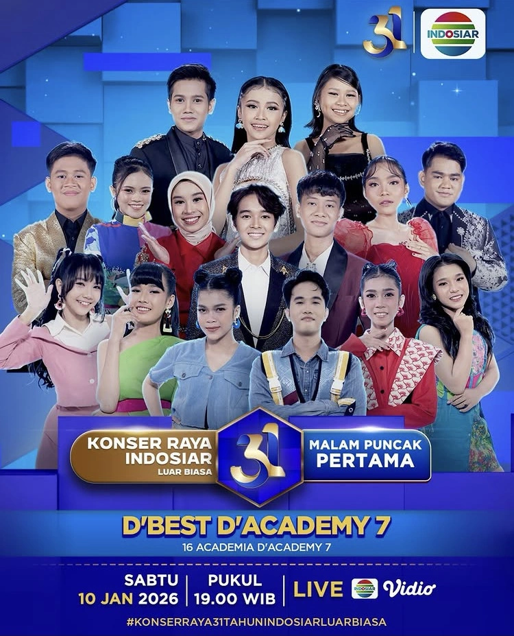 Da7 Dalam Konser Raya 31 Tahun Indosiar [Instagram]