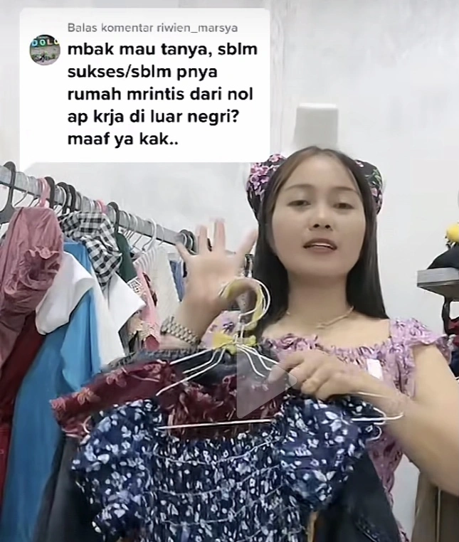 Daster Dagangan Eka Mery Susanti Yang Ditawarkan Di Tiktok Shop (Tiktok)
