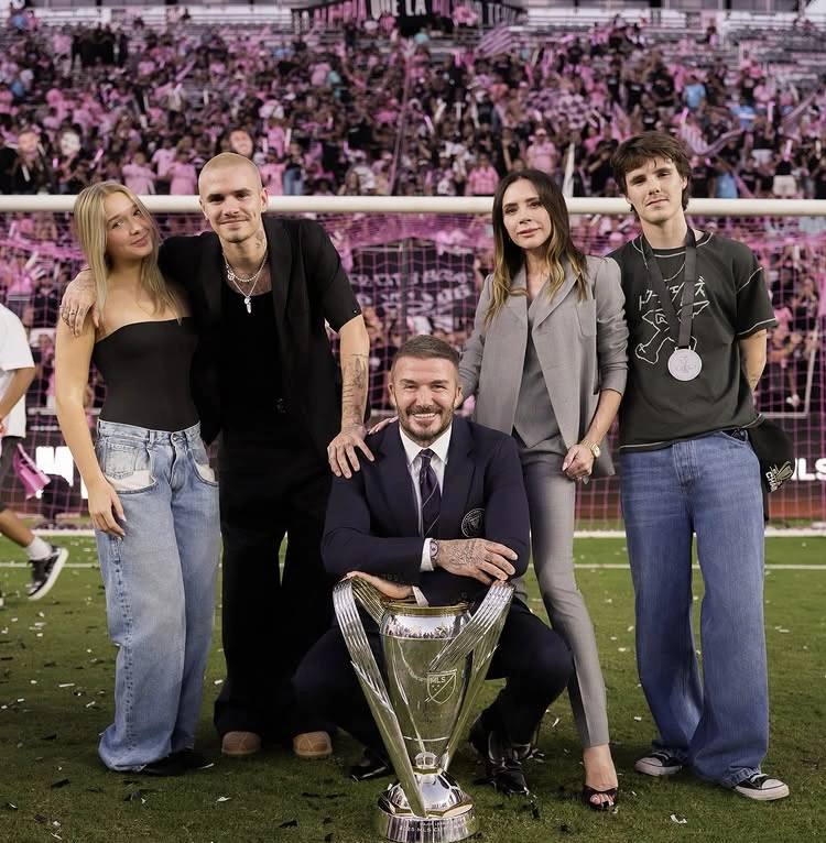 David Beckham Dan Keluarganya Di MLS Cup Champions 2025 [Instagram]