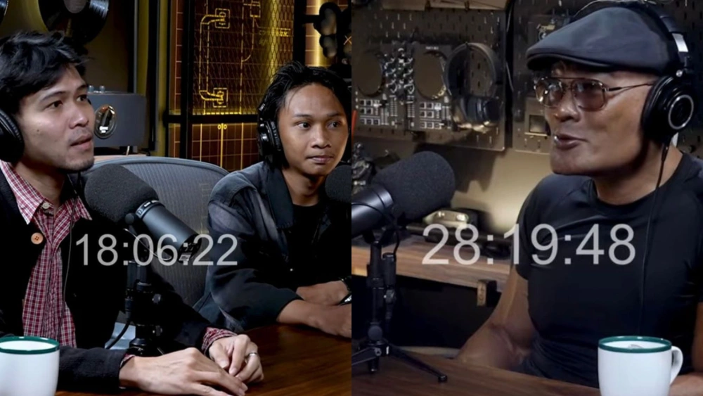 Indra Frimawan dan Fajar Sadboy di Podcast Deddy Corbuzier. [YouTube]