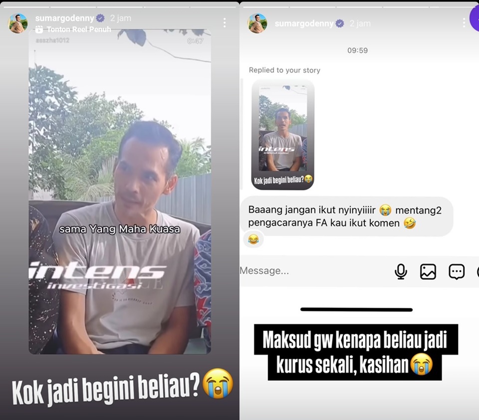 Denny Sumargo Komentari Kondisi Atalarik Syach [Instagram]