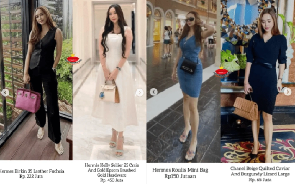 Deretan Tas Mahal Aura Kasih. [Instagram]