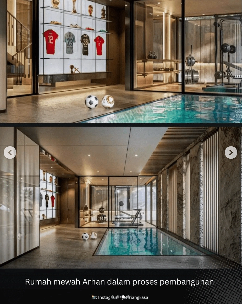 Desain Rumah Baru Pratama Arhan. [Instagram/@jeffriangkasa]