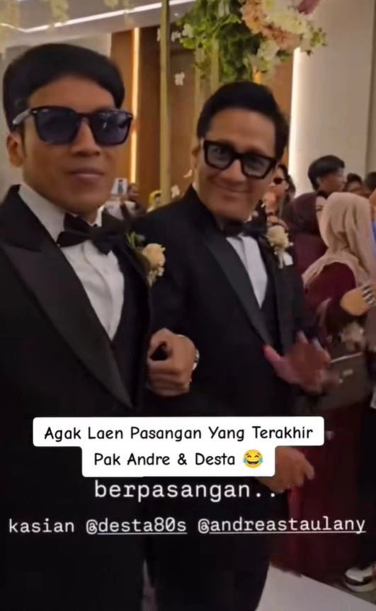 Desta Gandeng Andre Taulany Di Pernikahan Boiyen Tiktok Horiizone