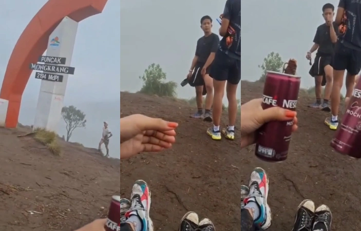 Detik Detik Yazid Ahmad Firdaus Di Puncak Mongkrang [Sumber: Instagram]