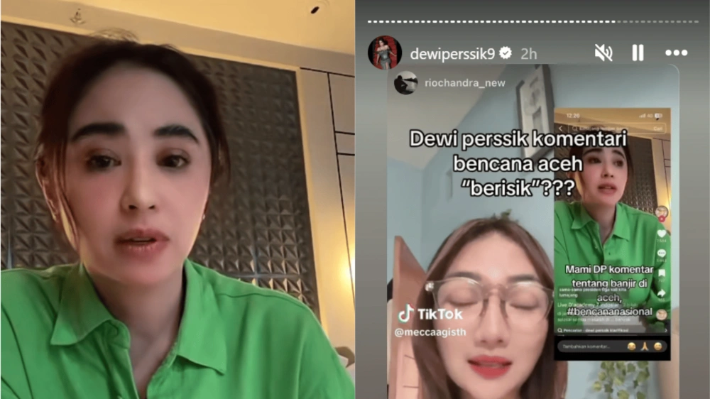 Dewi Perssik Tuding Video Soal Bencana Aceh Diedit [Sumber: Instagram]