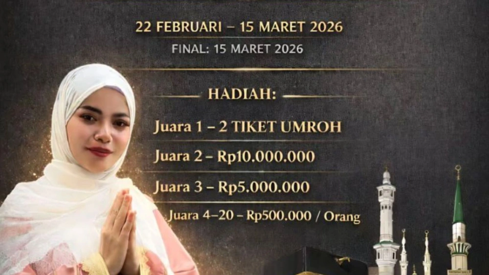 Dinar Candy hadihakan umrah untuk para pemenang lomba ngaji. [Instagram]