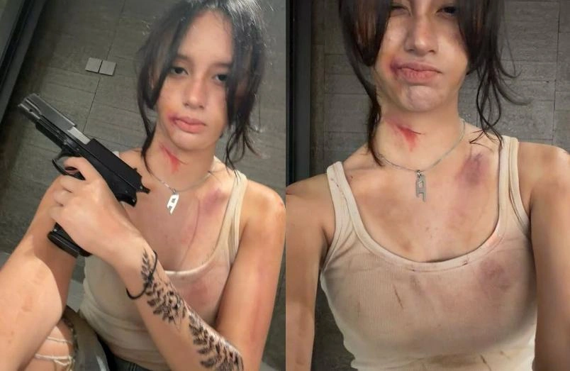 Dinda Ghania Halloween Instagram