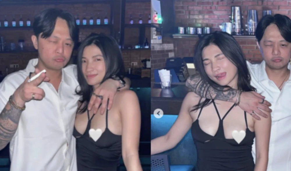 Dj Bravy dan Chatimeh Isteri Virtual. [Instagram]