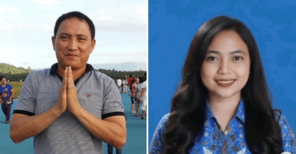 Dosen Denny dan Evia Maria Mangolo.  [Instagram/@kriminews]